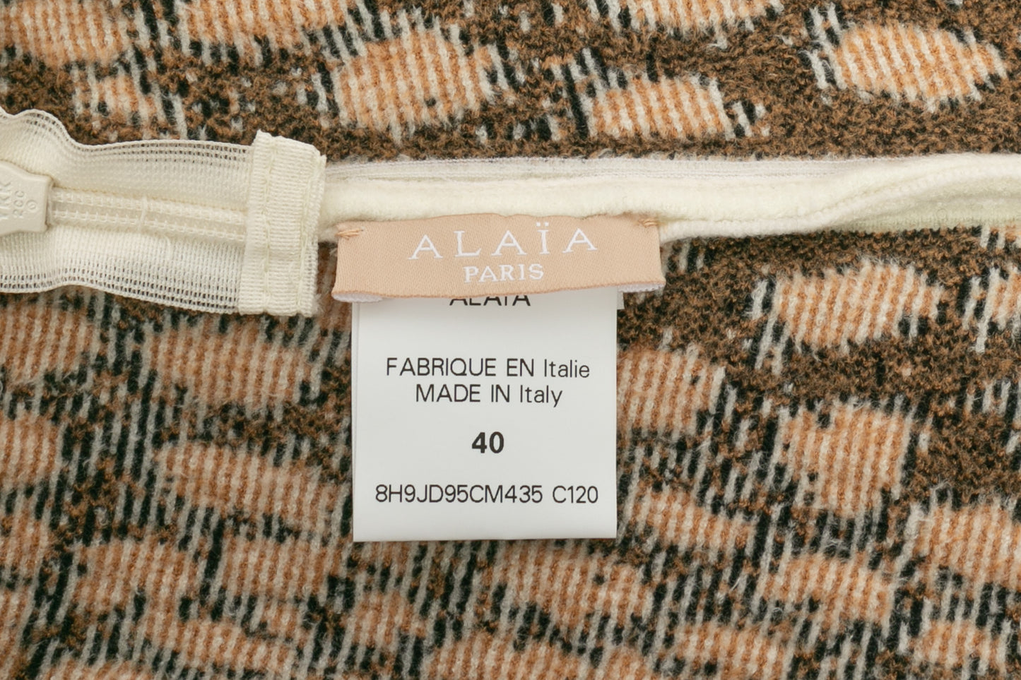 Jupe léopard Alaïa