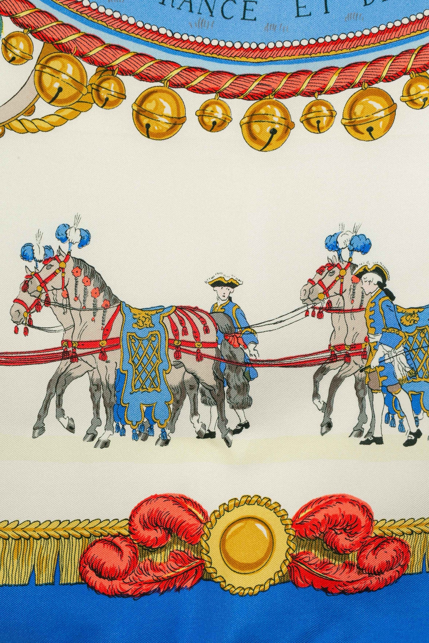 Foulard " Caparaçons de la France et de l'Inde" Hermès