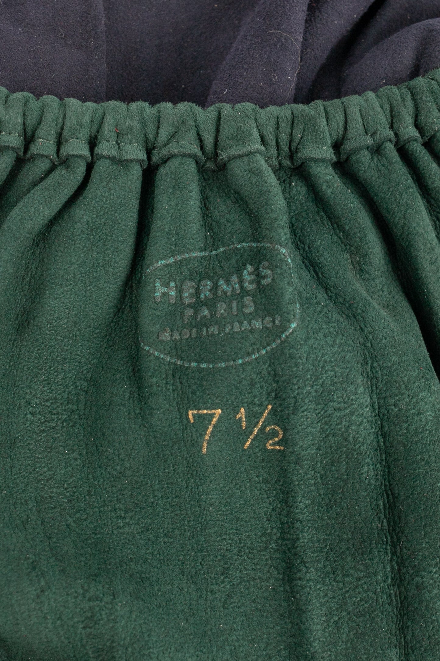 Gants en cuir coloré Hermès