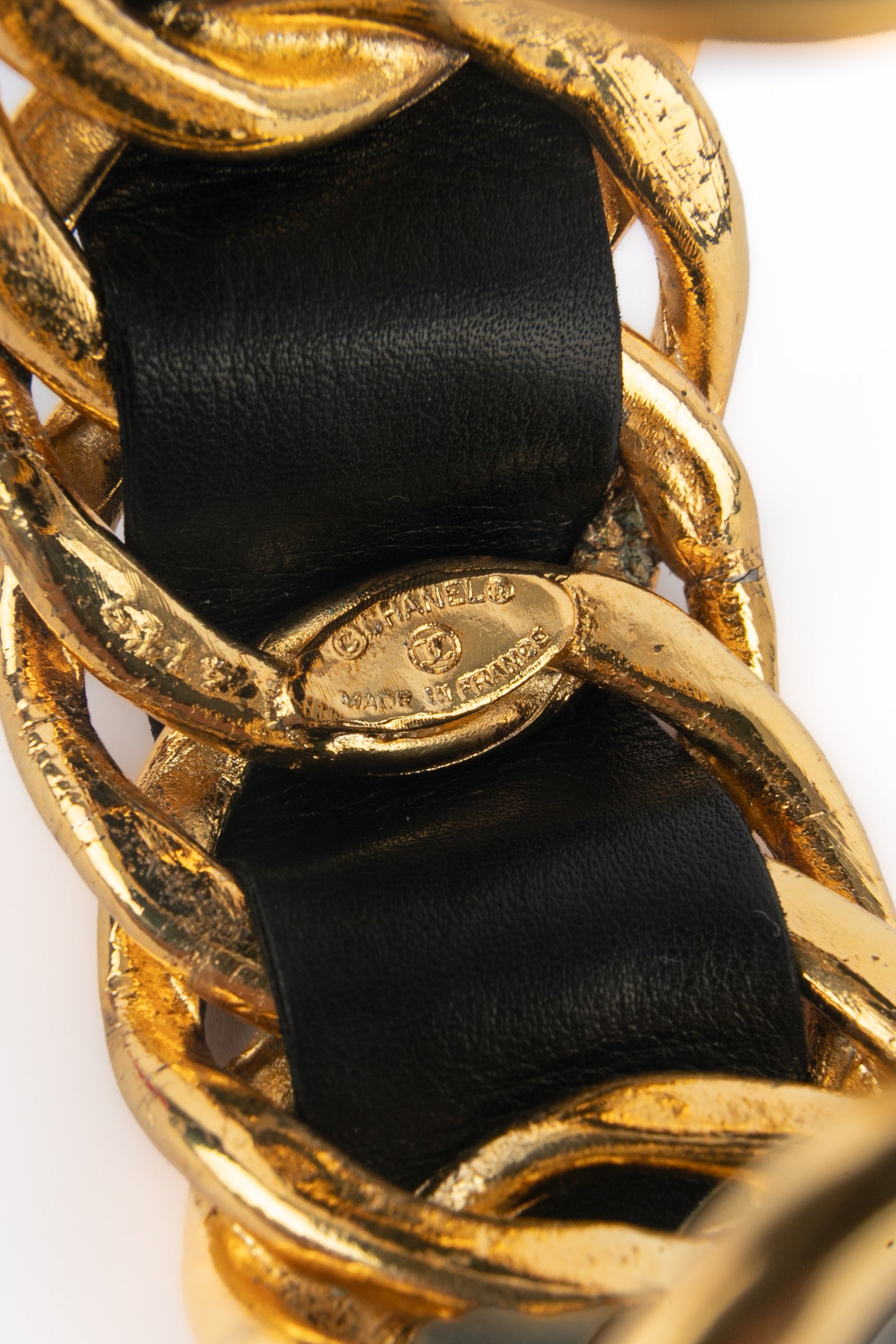 Bracelet en cuir Chanel