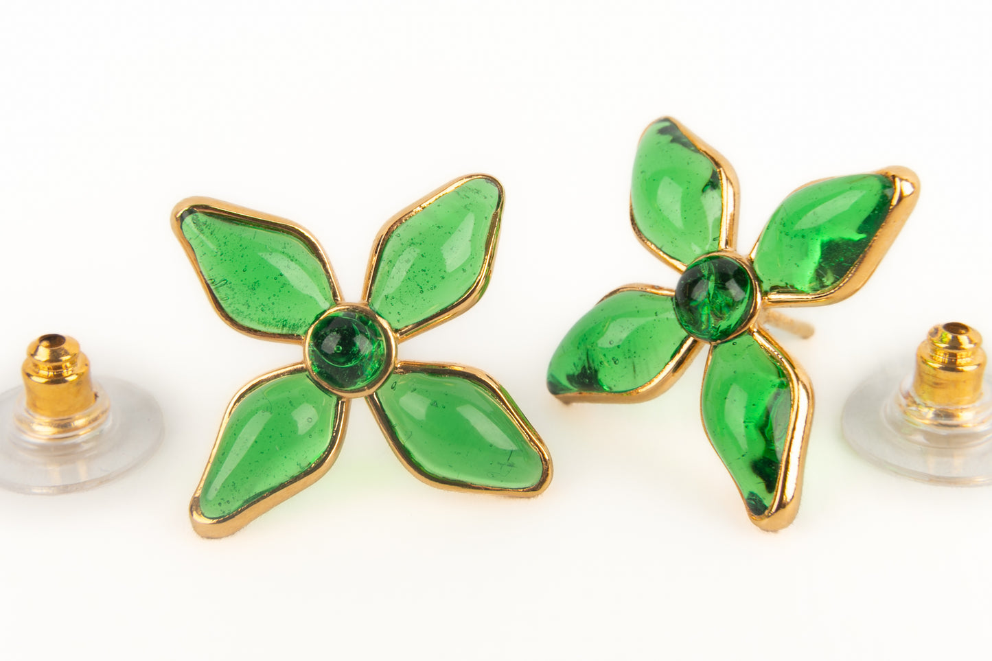 Boucles d'oreilles fleur Augustine