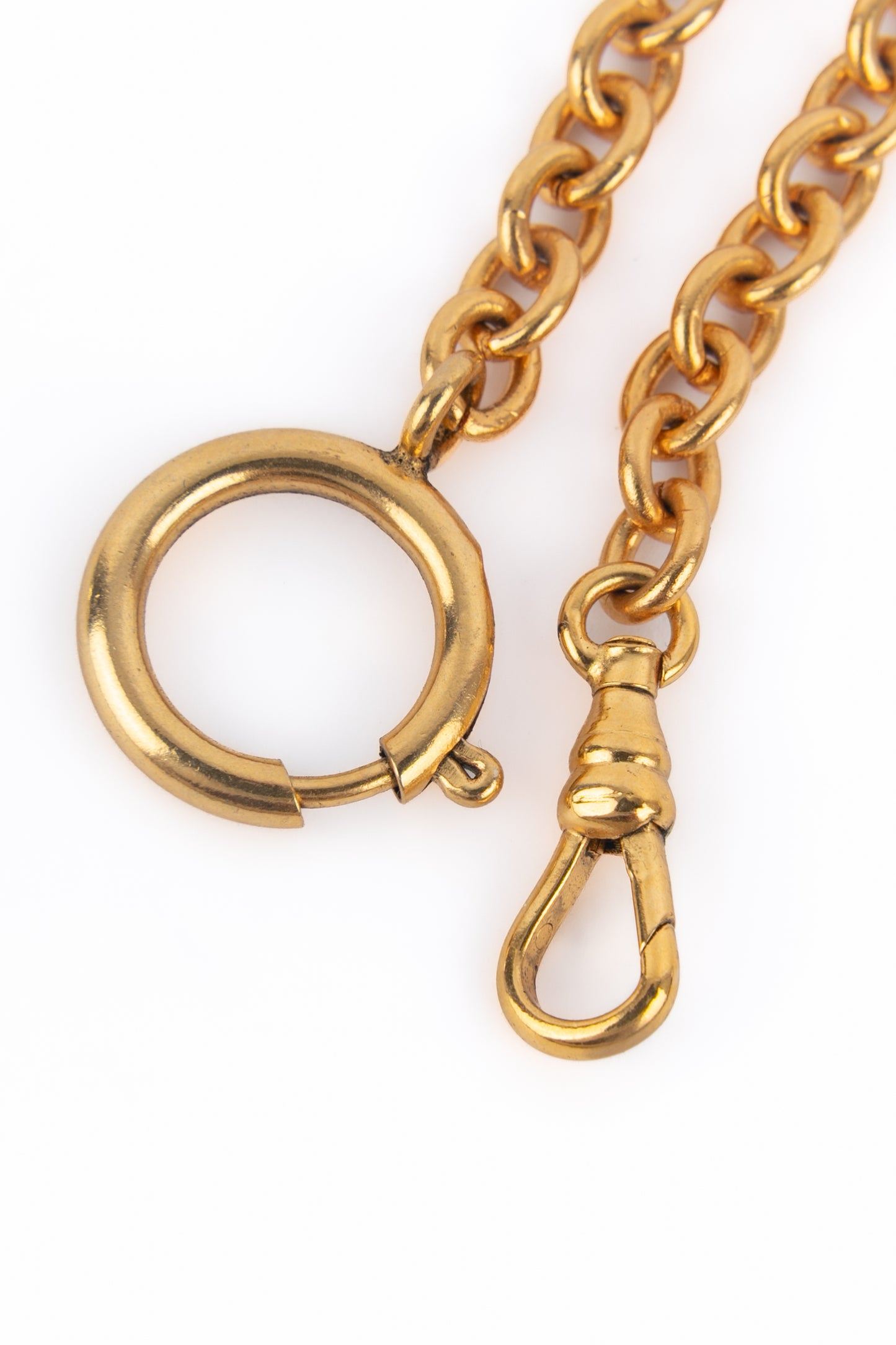 Collier doré Chanel 1985's