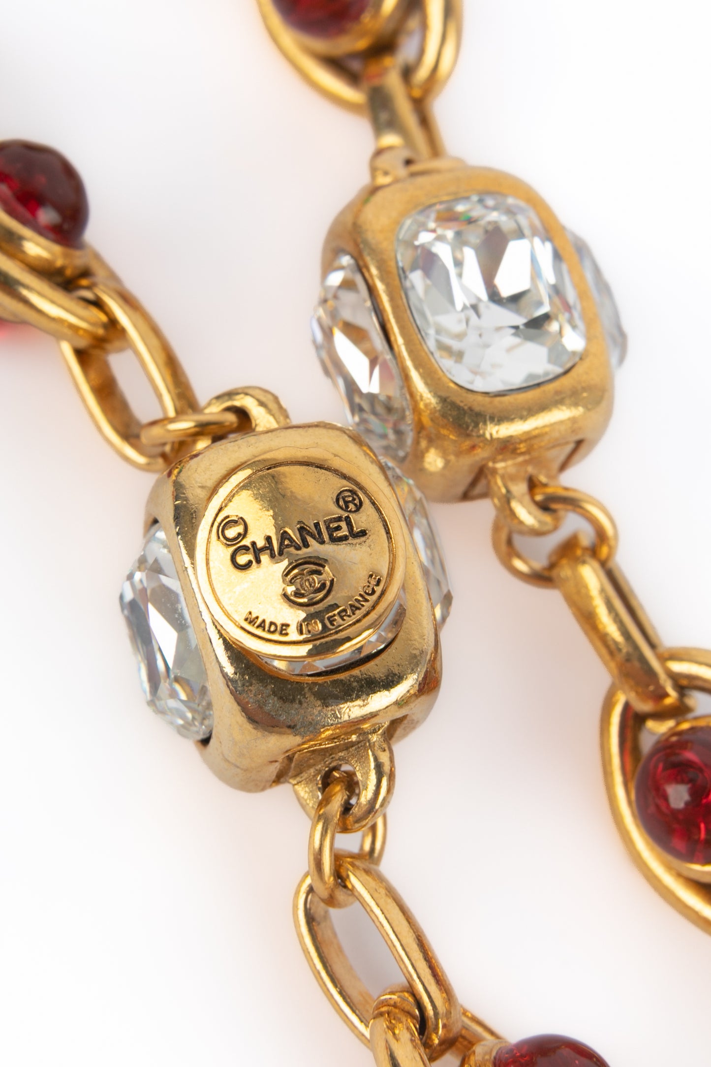 Collier en pâte Chanel 1990's