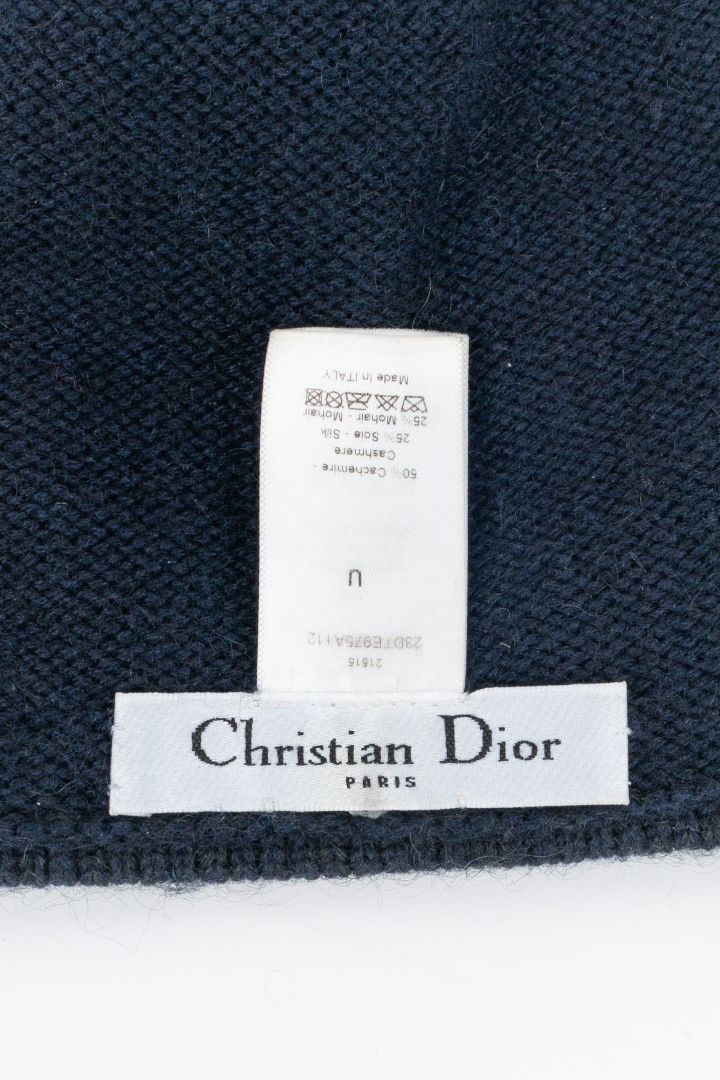 Chapeau bonnet en cachemire Dior