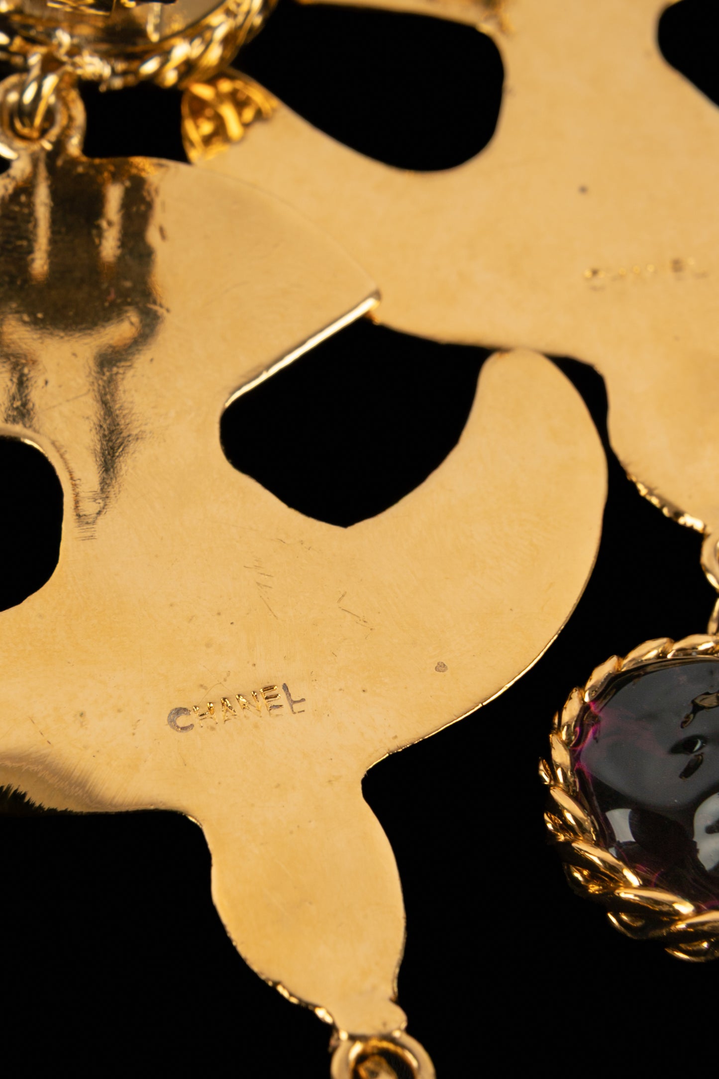 Boucles d'oreilles Chanel Haute Couture 1970's