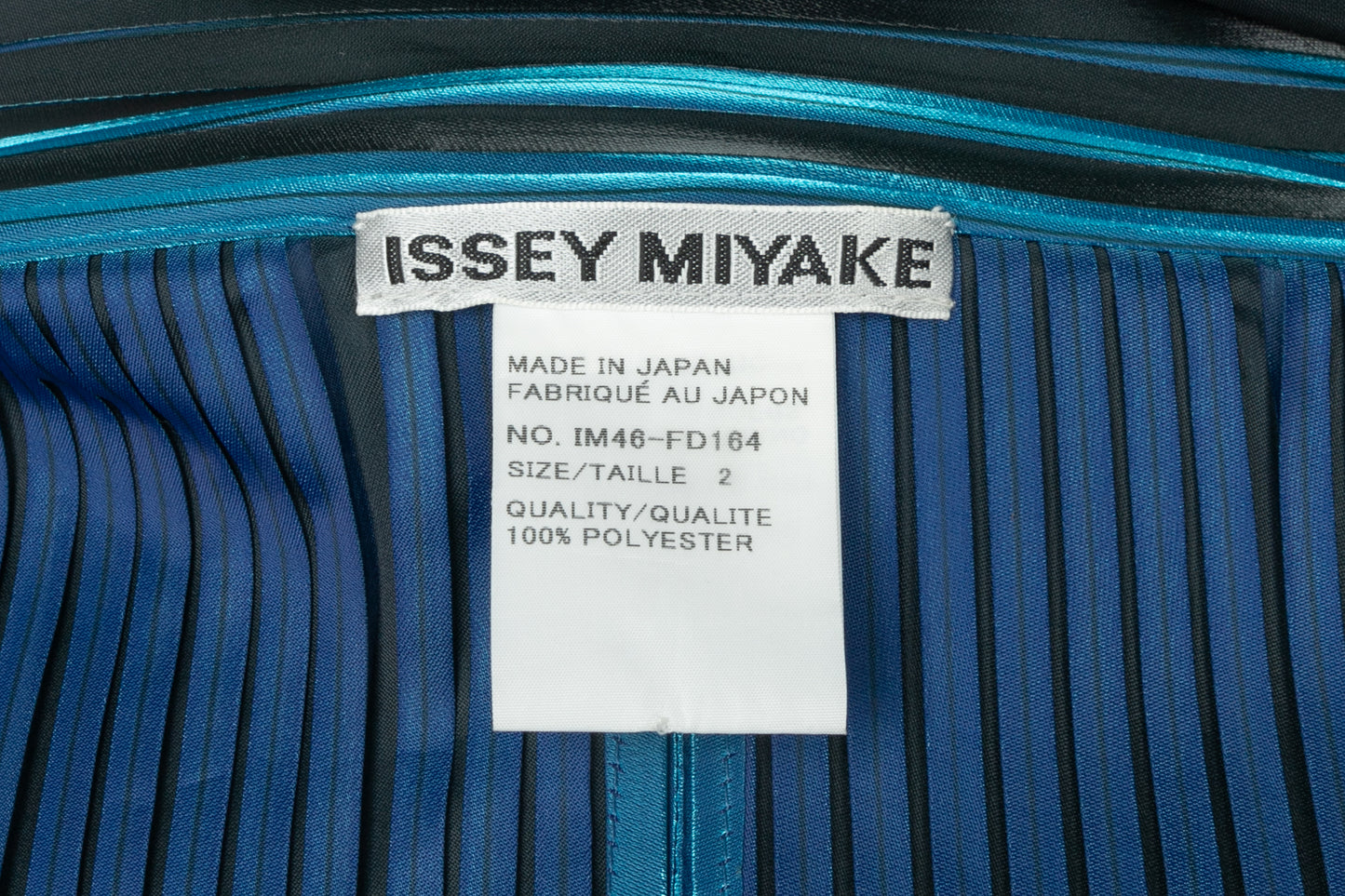 Manteau irisé Issey Miyake Automne Hiver 2017