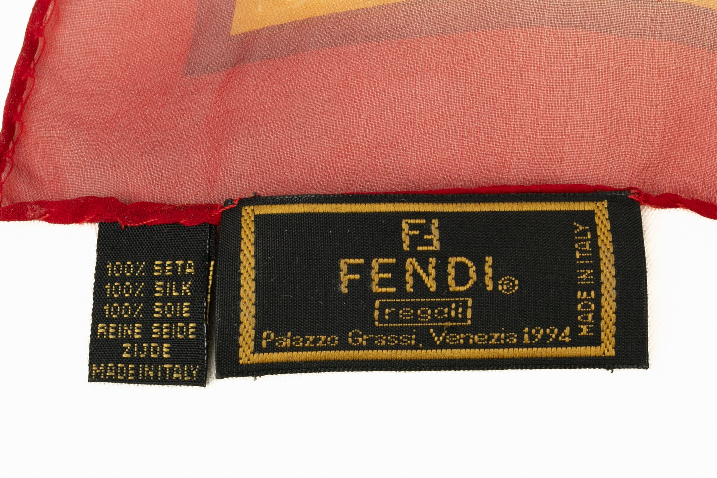 Foulard en mousseline Fendi