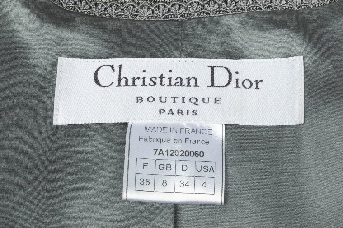 Veste Christian Dior Hiver 2007