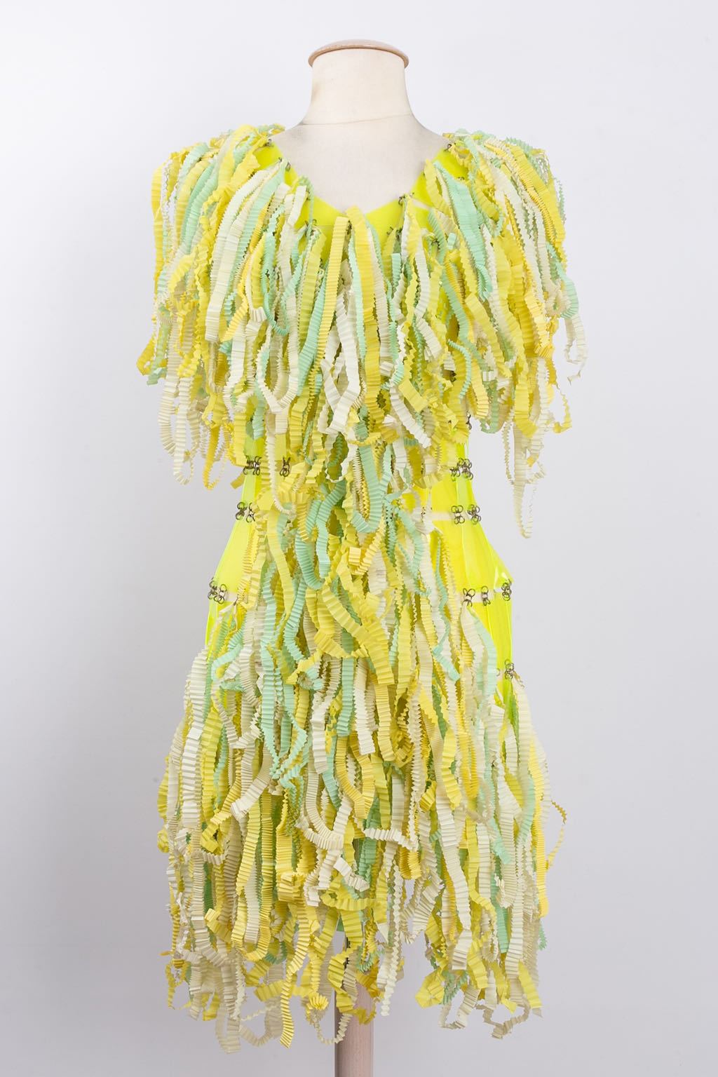 Paco Rabanne rare rhodod dress Les Merveilles De Babellou Paco Rabanne rare rhodod dress Les Merveilles De Babellou