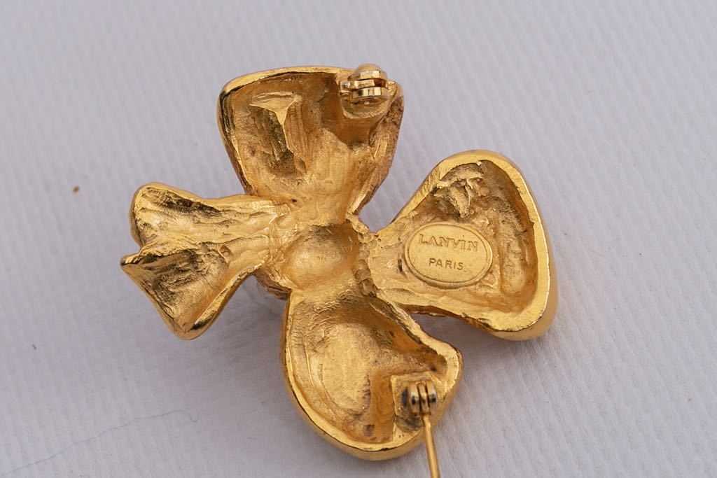 Broche noeud Lanvin