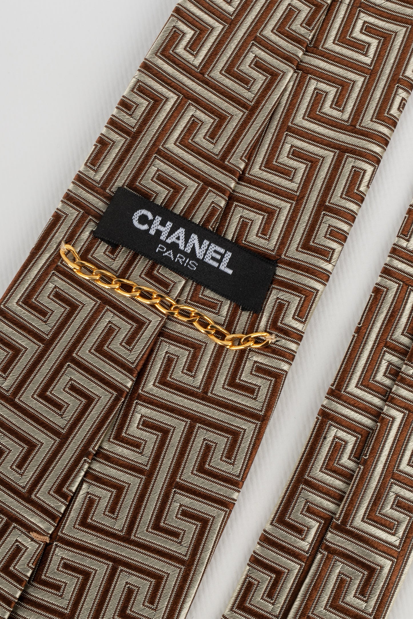 Cravate en soie Chanel