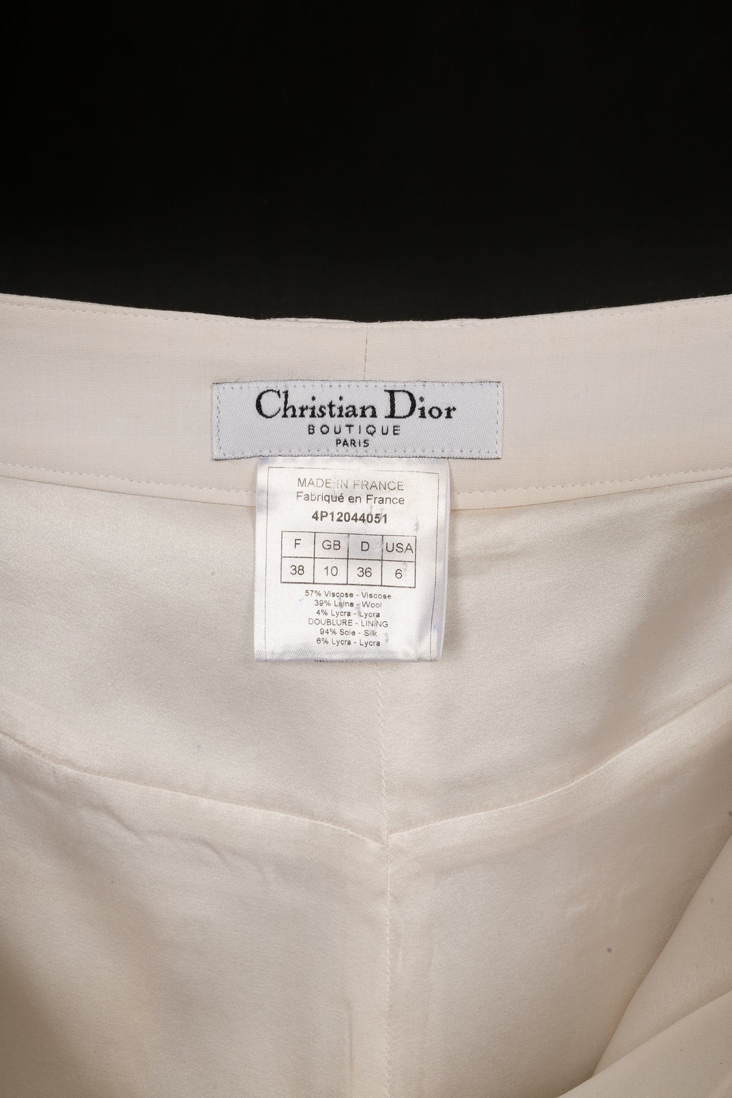 Pantalon Christian Dior 