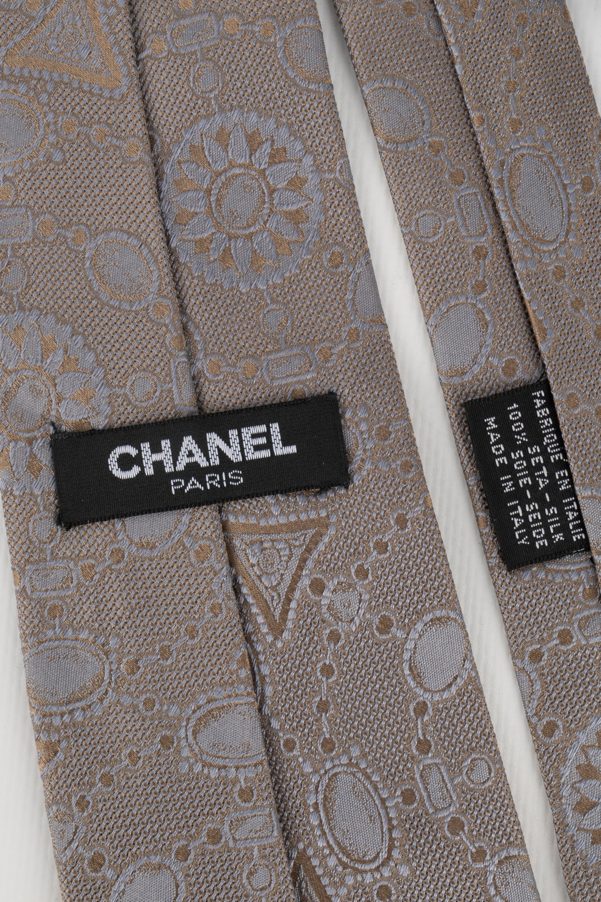 Cravate en soie Chanel