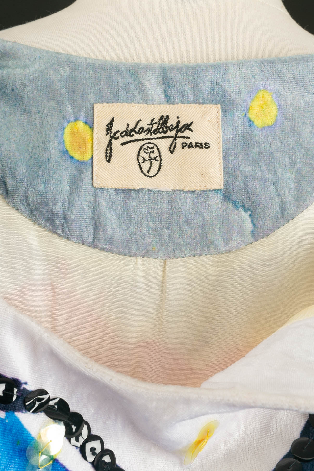 Robe en velours JC de Castelbajac