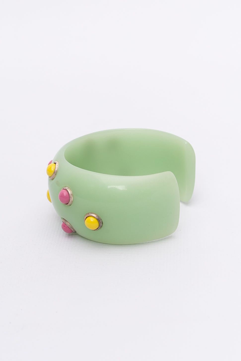 Bracelet vert Isaky