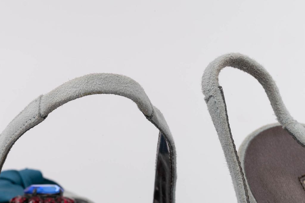 Escarpins bleus Renaud Pellegrino