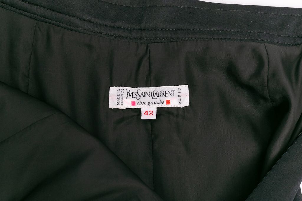 Yves Saint Laurent long silk skirt