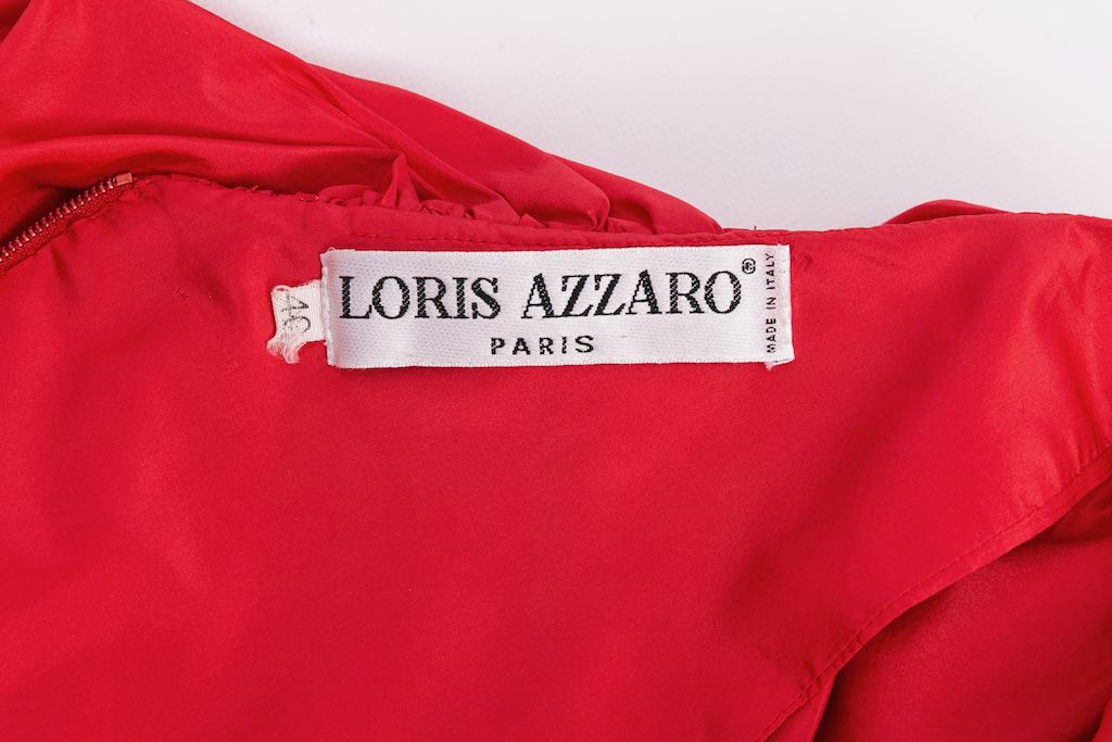 Azzaro taffeta dress