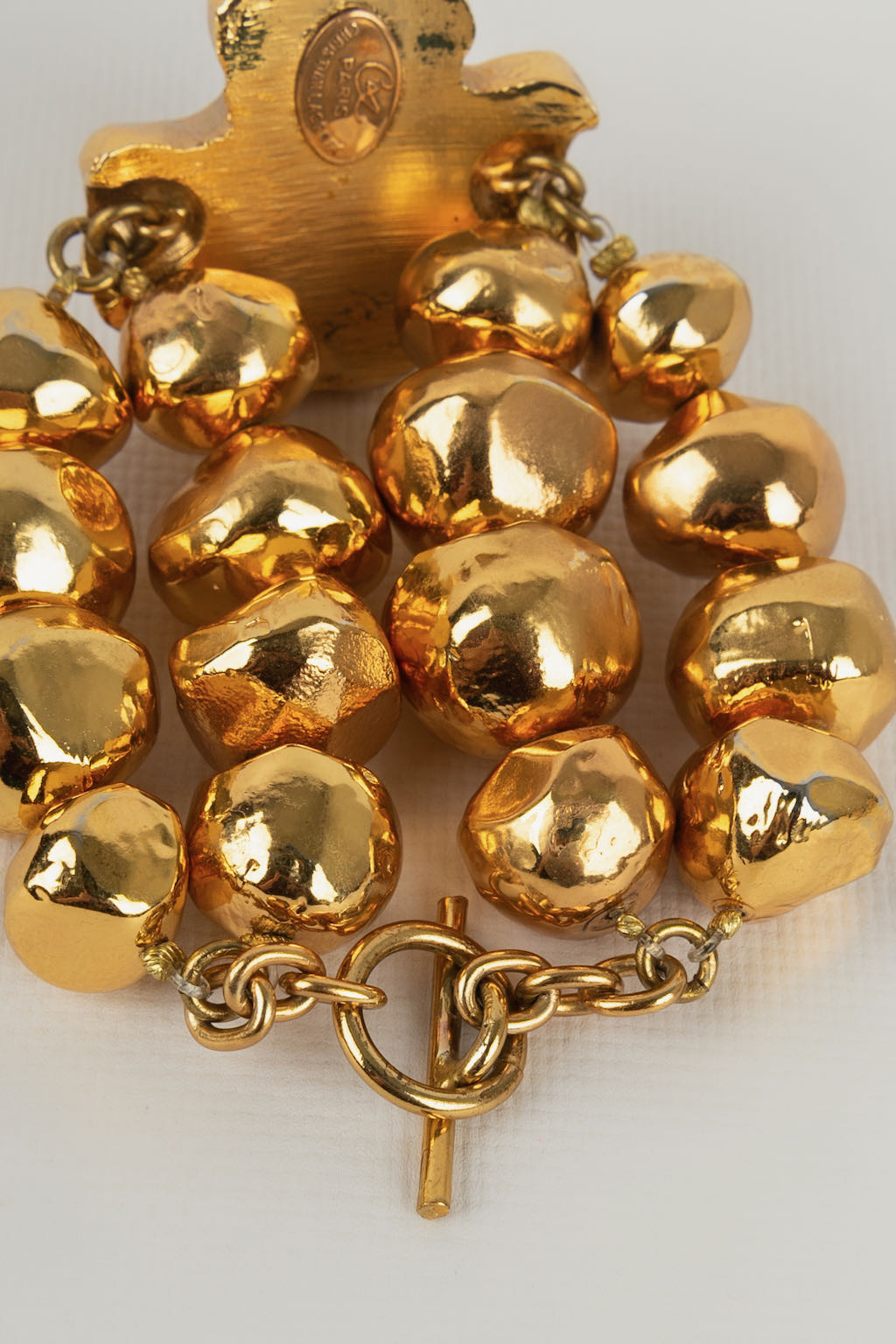 Bracelet de perles dorées Christian Lacroix 