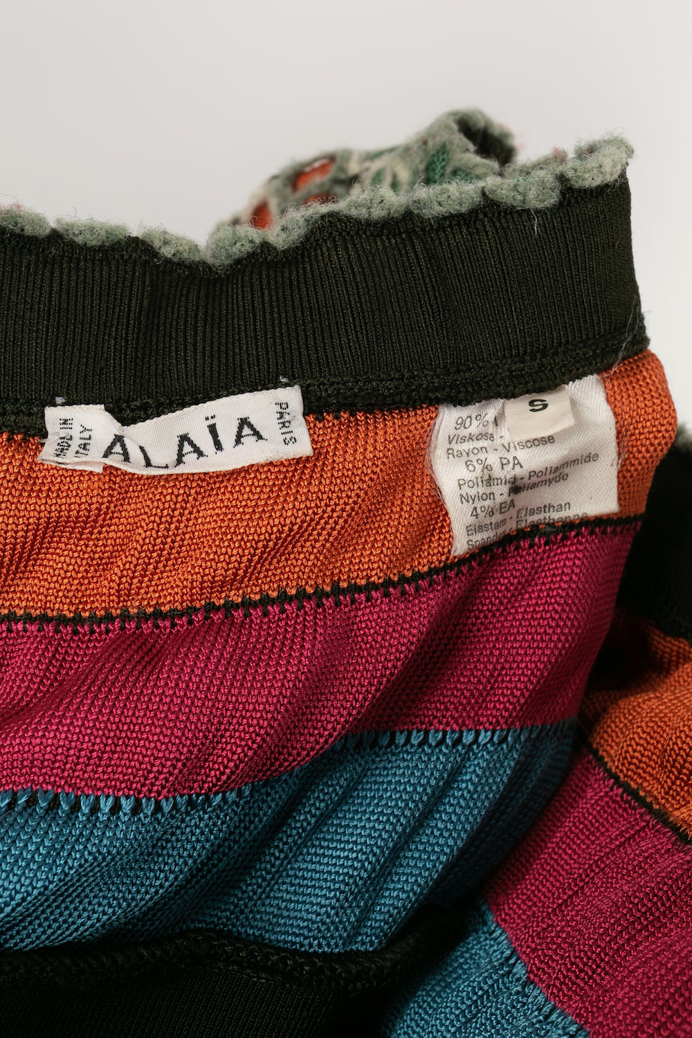 Robe en maille Alaïa