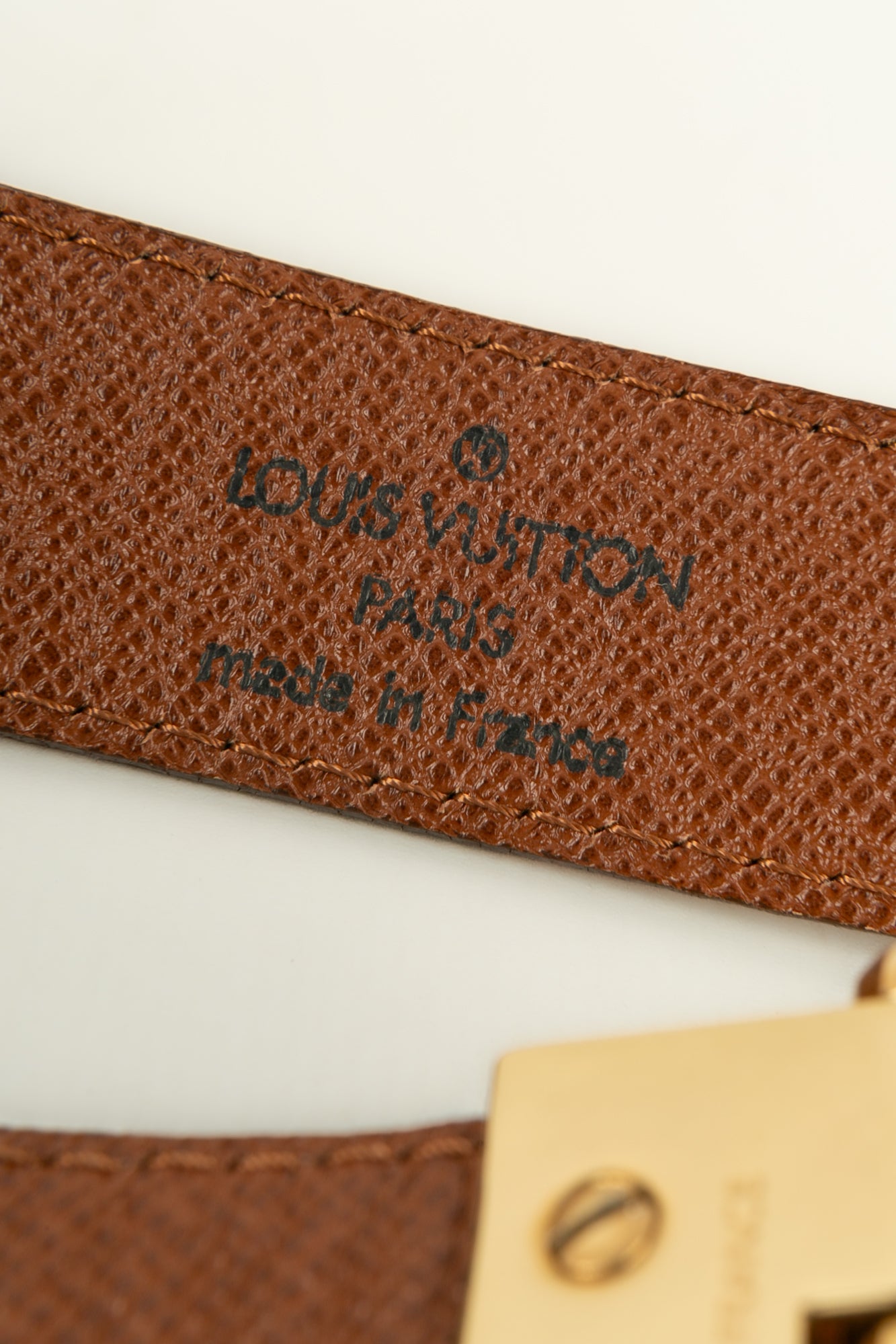 Ceinture en cuir Louis Vuitton