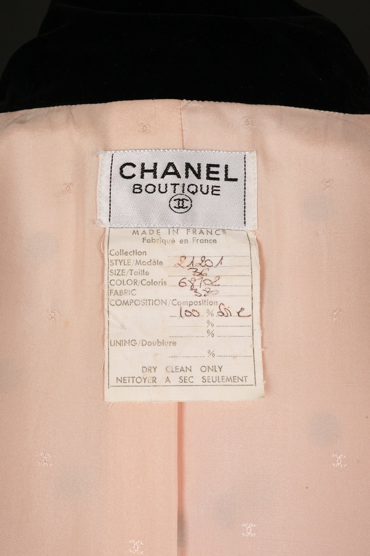 Veste Chanel 1988