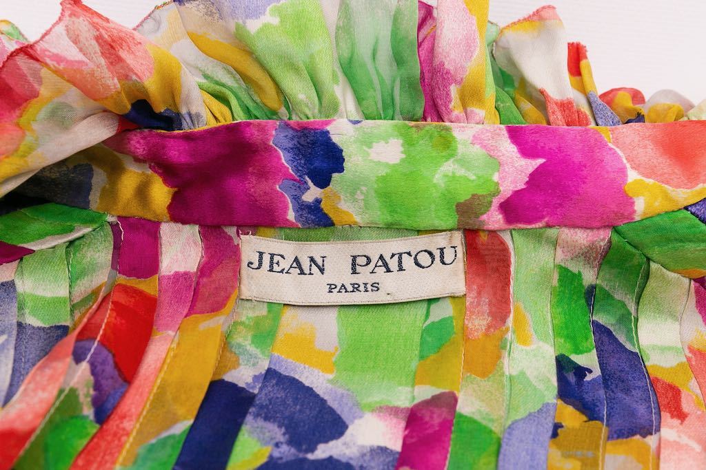 Robe en soie Jean Patou Haute Couture