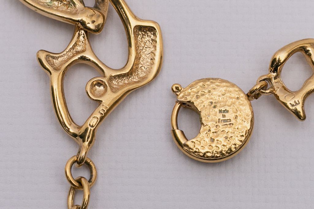 Collier poissons Yves Saint Laurent