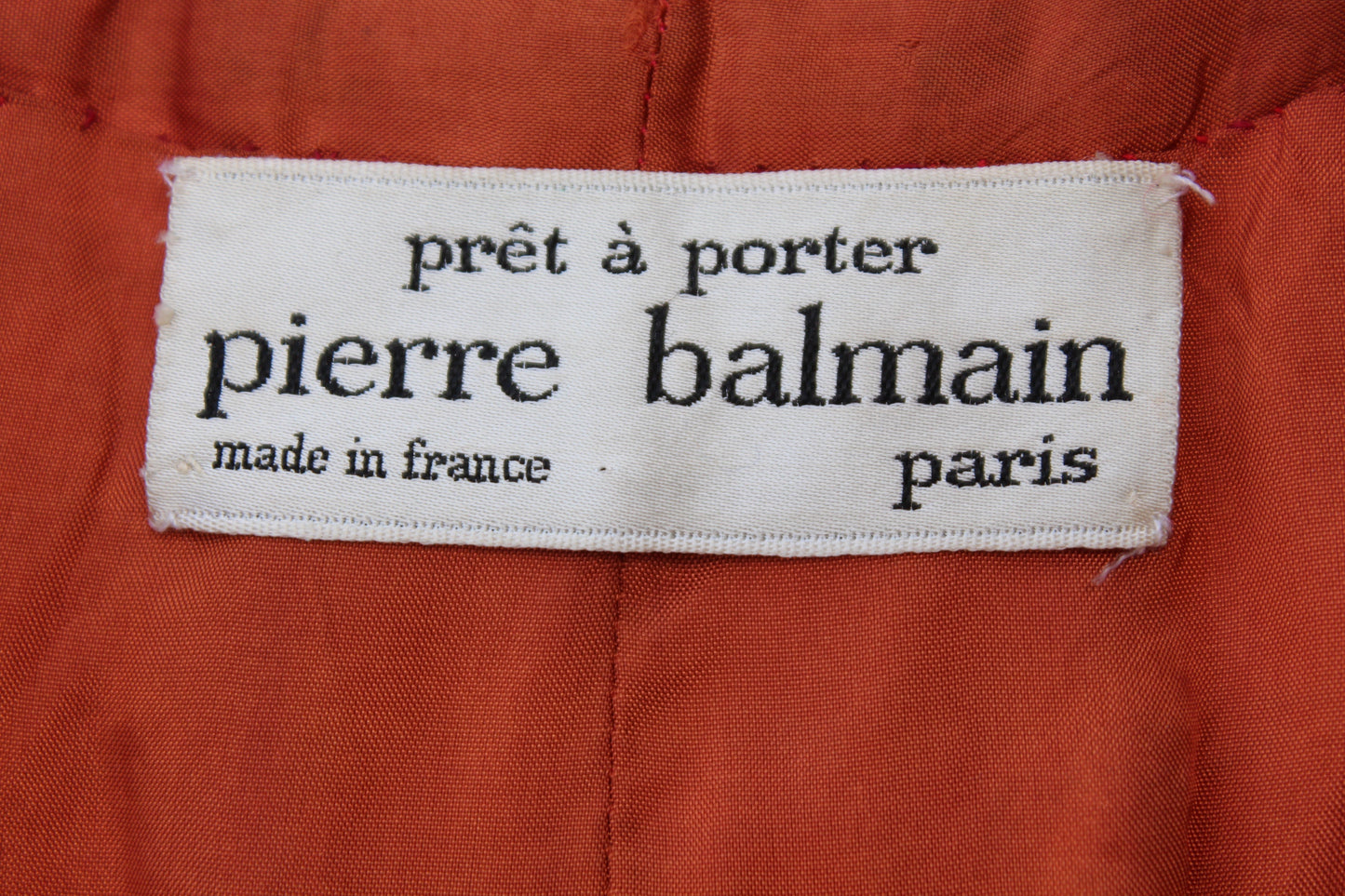 Veste longue Pierre Balmain