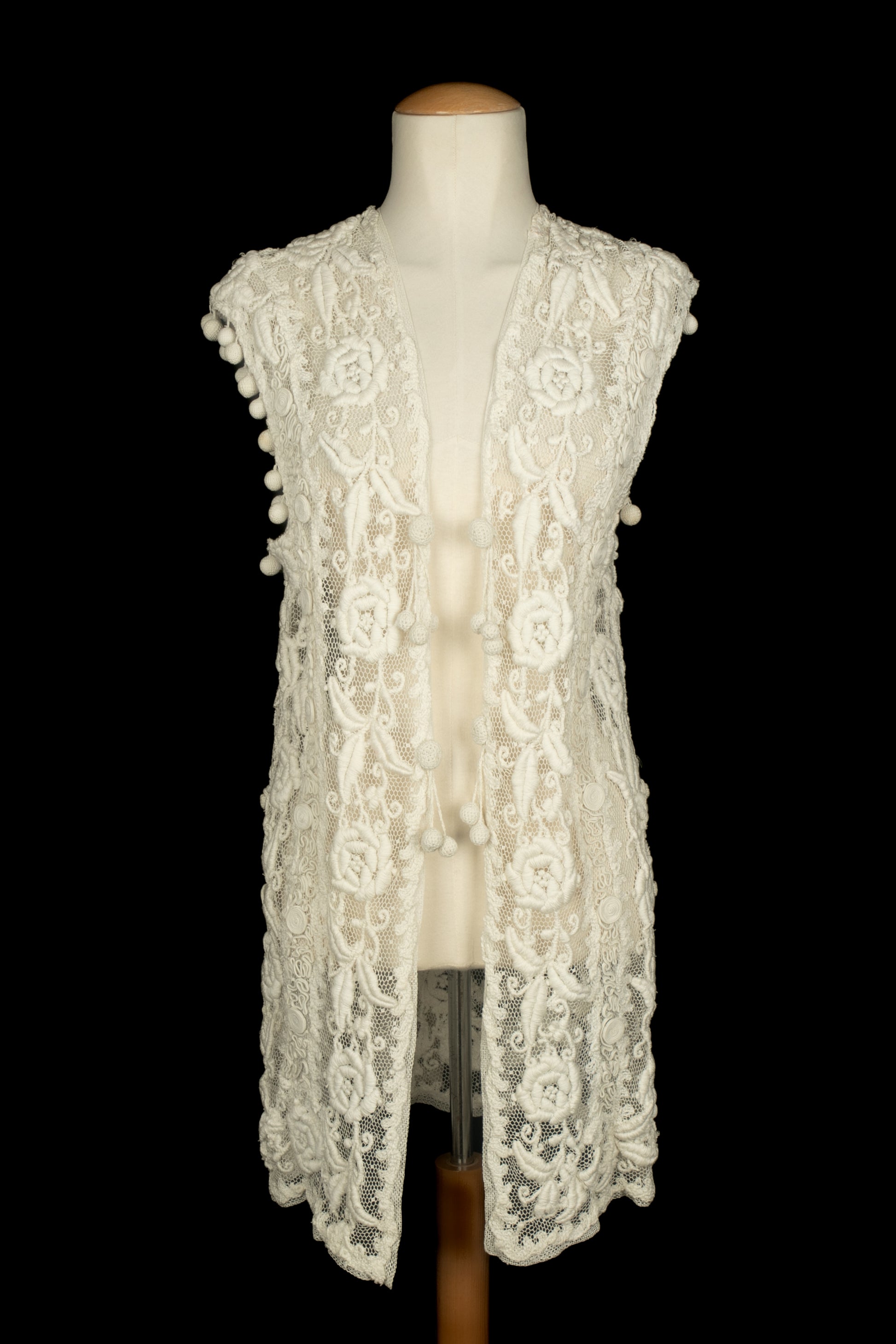 Gilet ancien en crochet