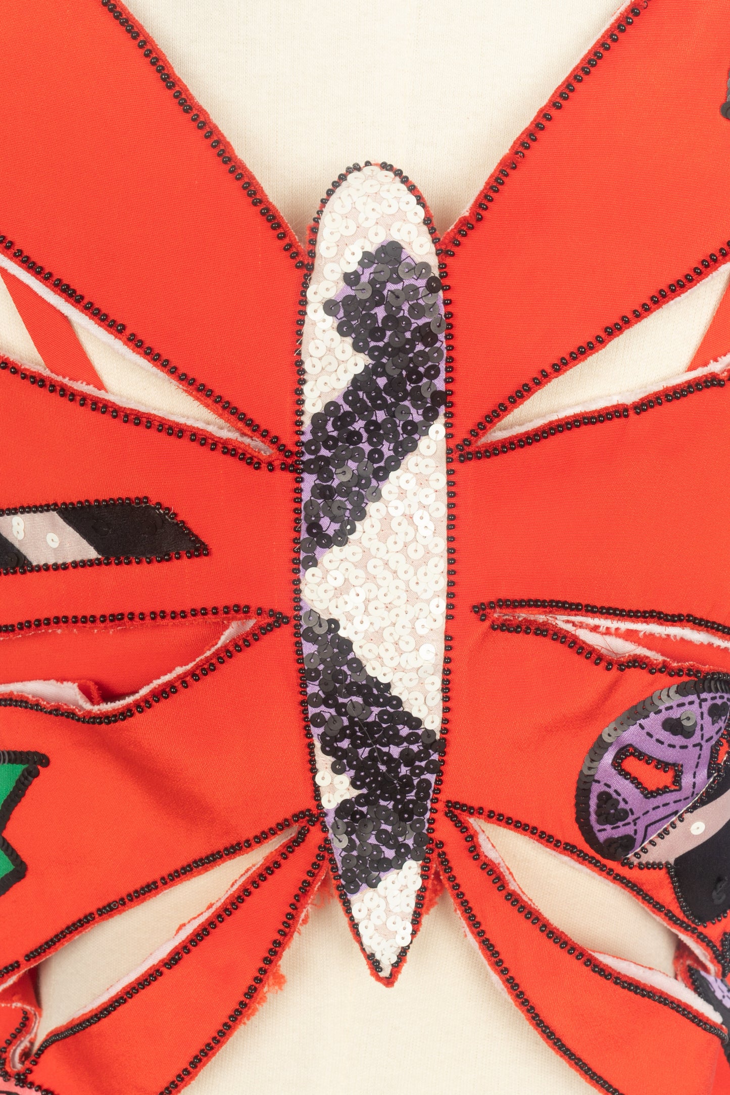 Robe "Papillon" Louis Feraud Haute Couture Printemps-Eté 1986