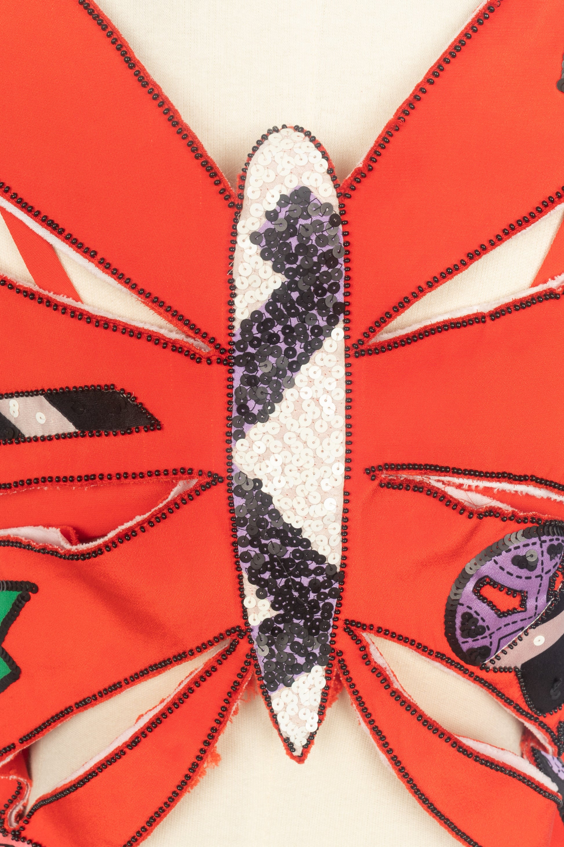 Robe "Papillon" Louis Feraud Haute Couture Printemps-Eté 1986