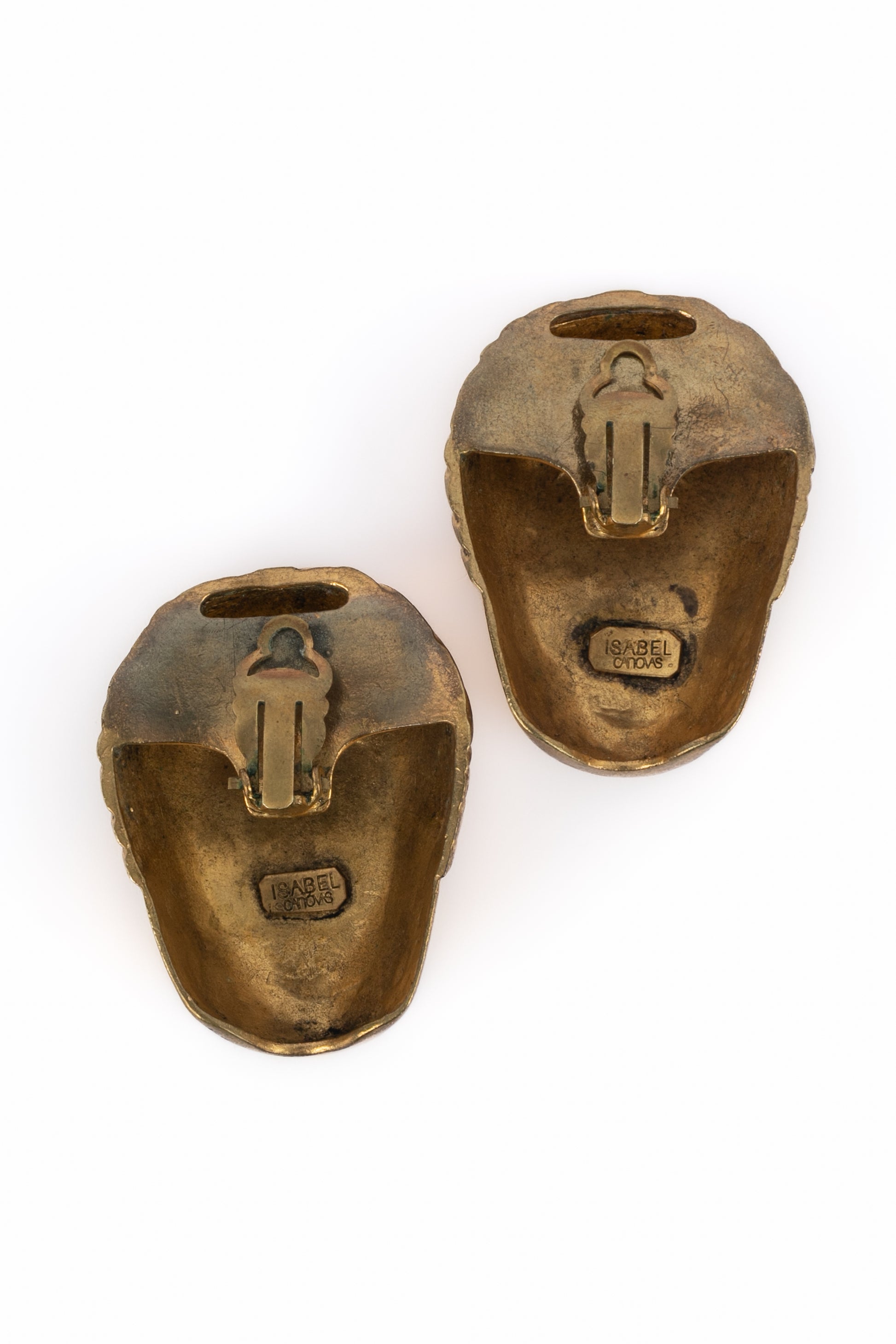 Boucles d'oreilles "visage" Isabel Canovas