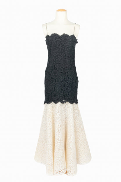 Robe en guipue Yves Saint Laurent Haute Couture 