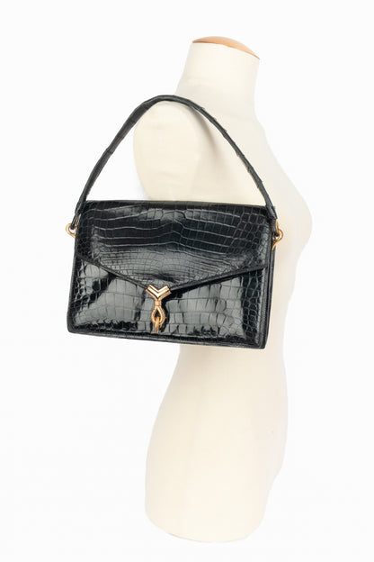 Sac "Cordeau" en crocodile Hermès 