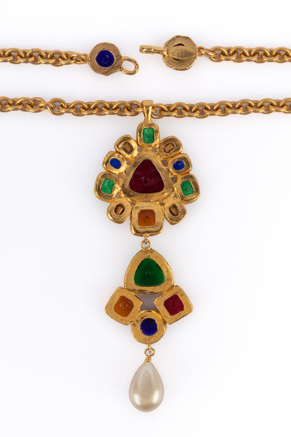 Collier pendentif Chanel 1990's