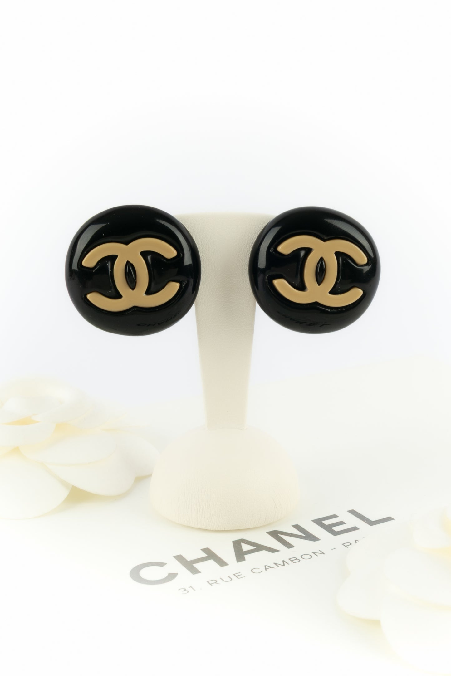 Boucles d'oreilles cc Chanel 1995
