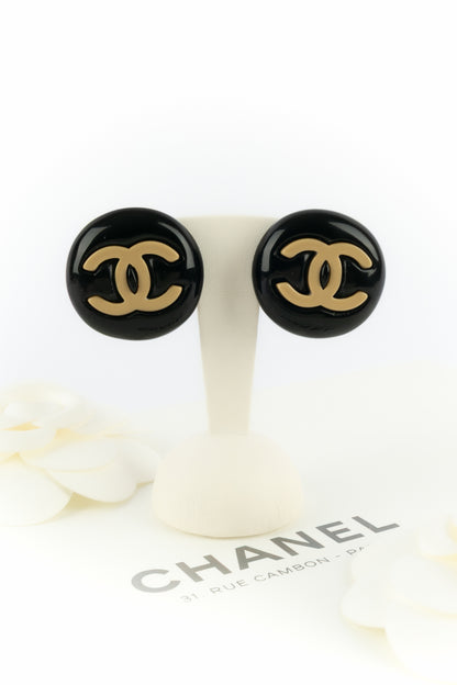 Boucles d'oreilles cc Chanel 1995