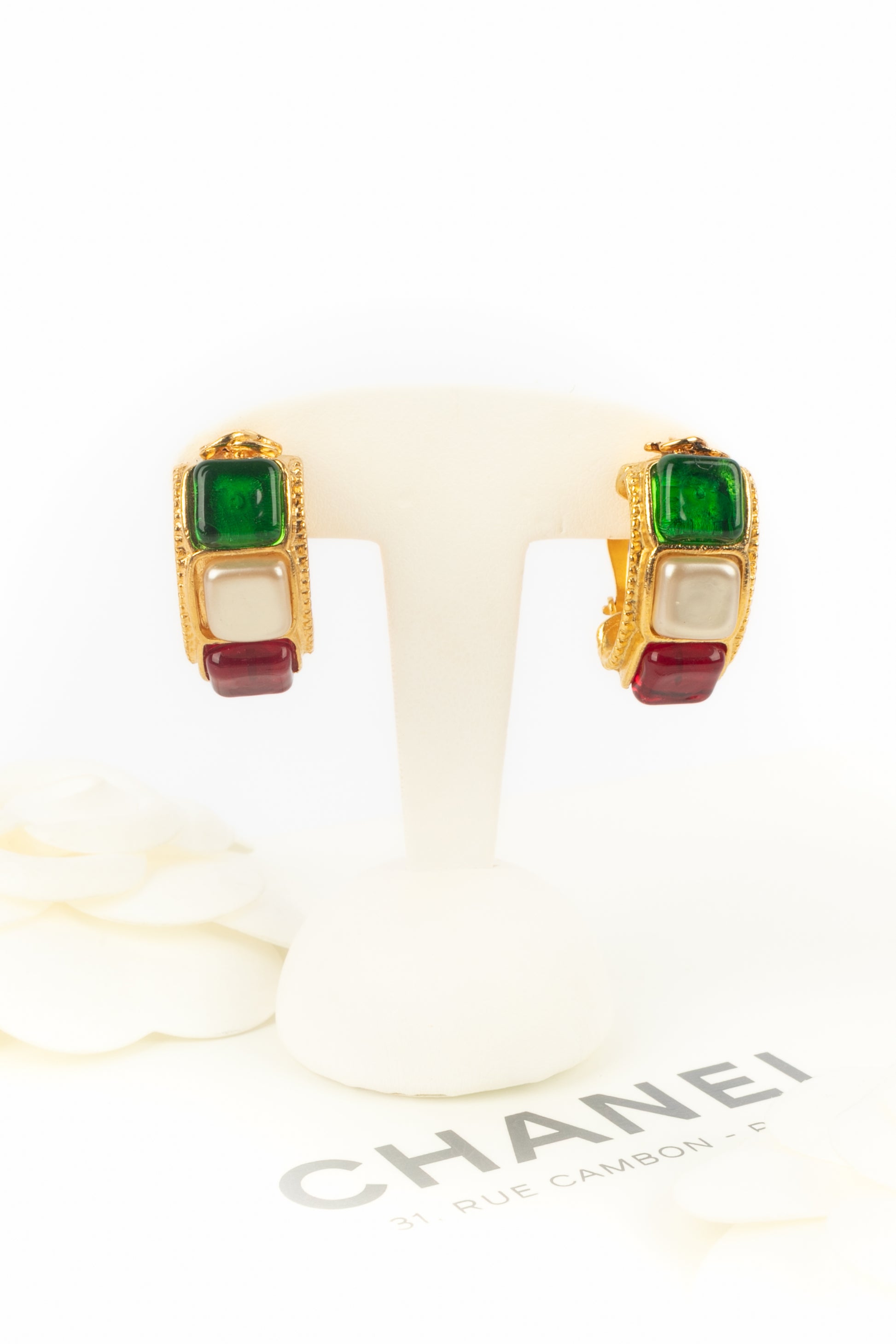 Boucles d'oreilles Chanel hiver 1997