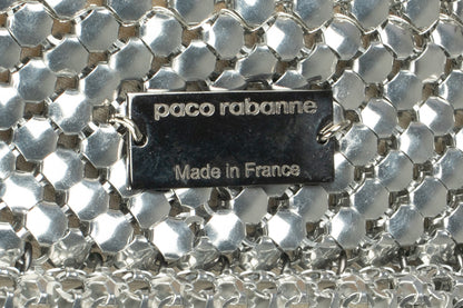 Jupe argentée Paco Rabanne Automne 2013