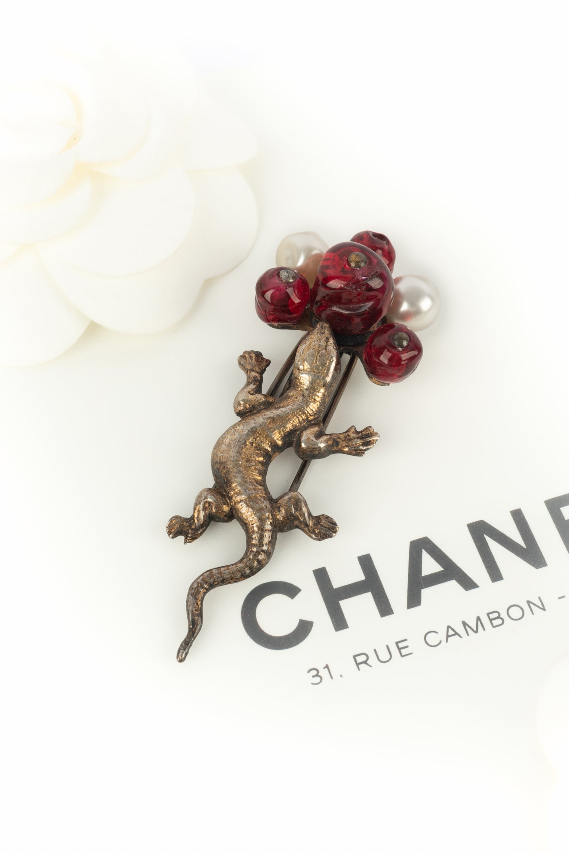 Broche lézard Coco Chanel (Attribuée à)