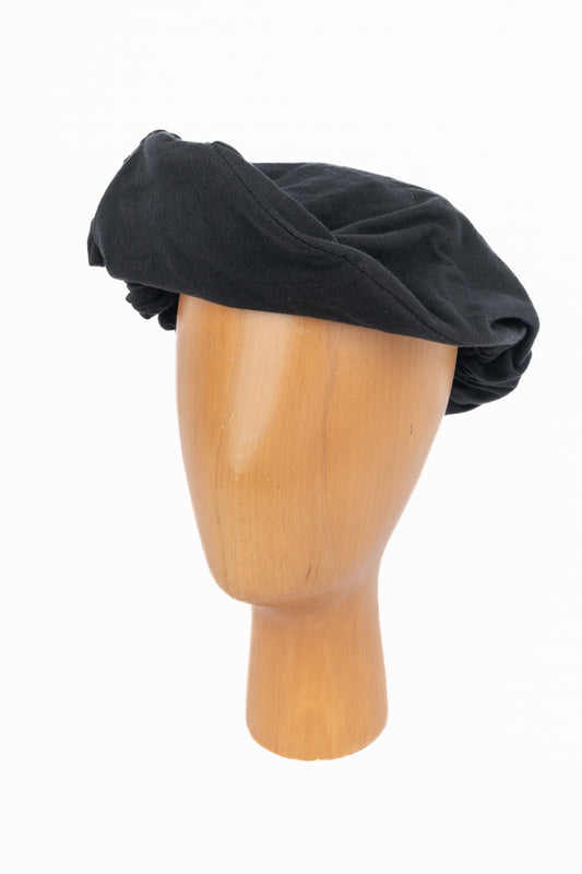 Chapeau noir Yohji Yamamoto