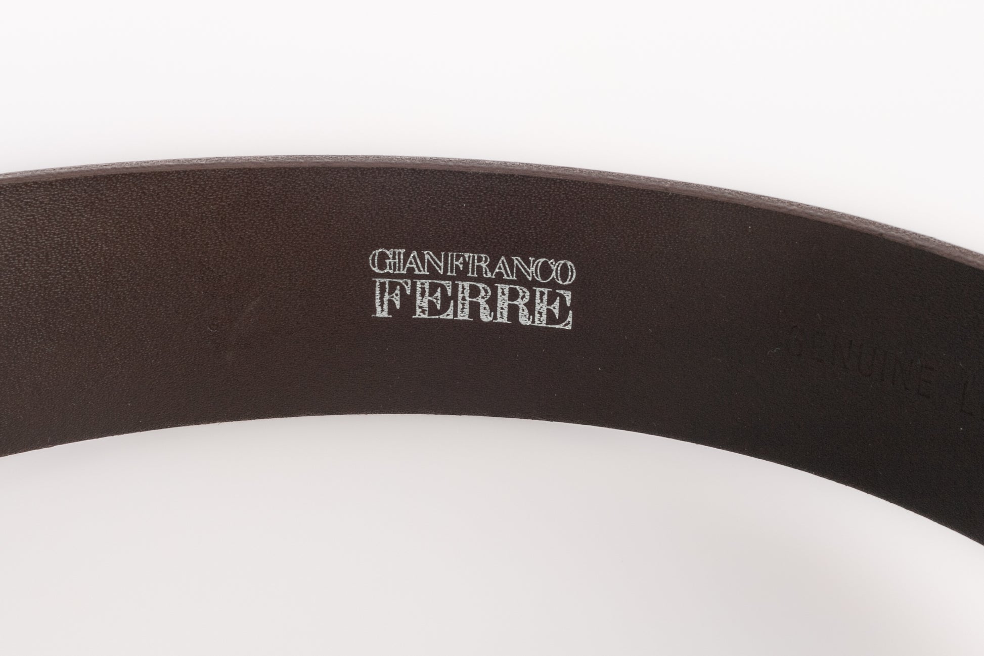 Ceinture en cuir Gianfranco Ferré