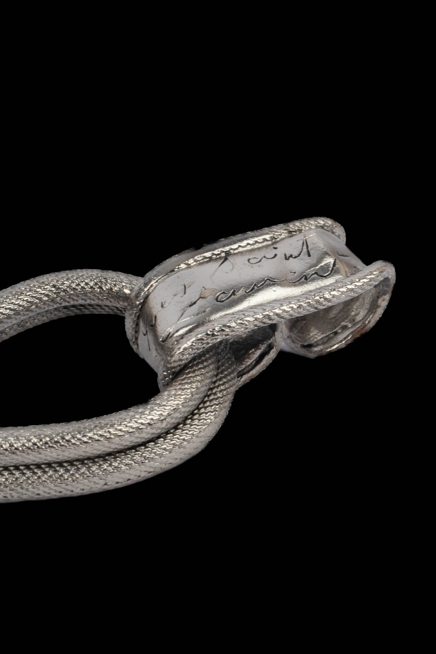 Ceinture argenté Yves Saint Laurent