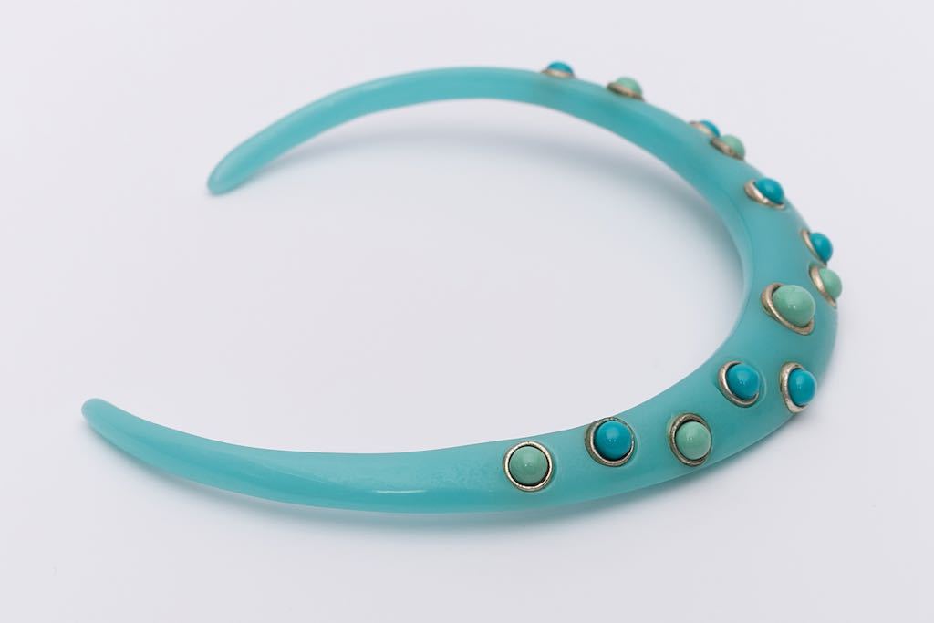 Collier bleu Isaky