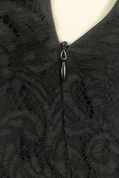 Robe fourreau en dentelle 1950-1960's