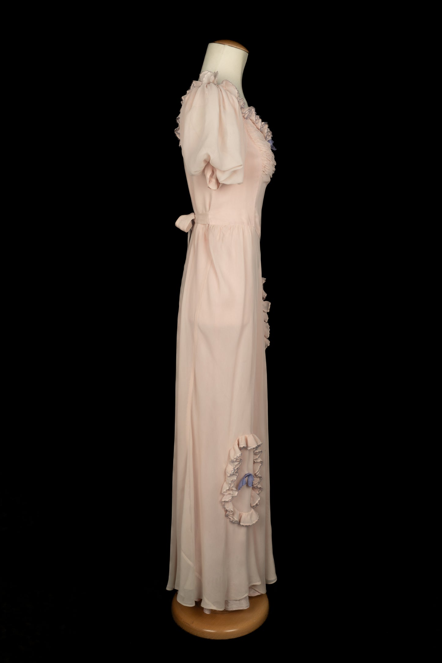 Robe rose 1940's