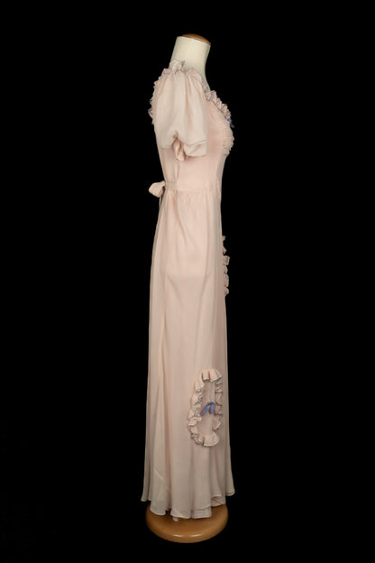 Robe rose 1940's
