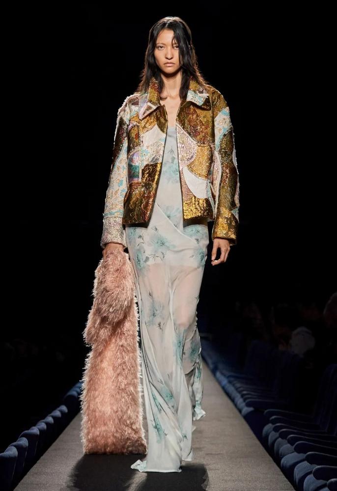 Veste bombers Dries Van Noten Hiver 2023