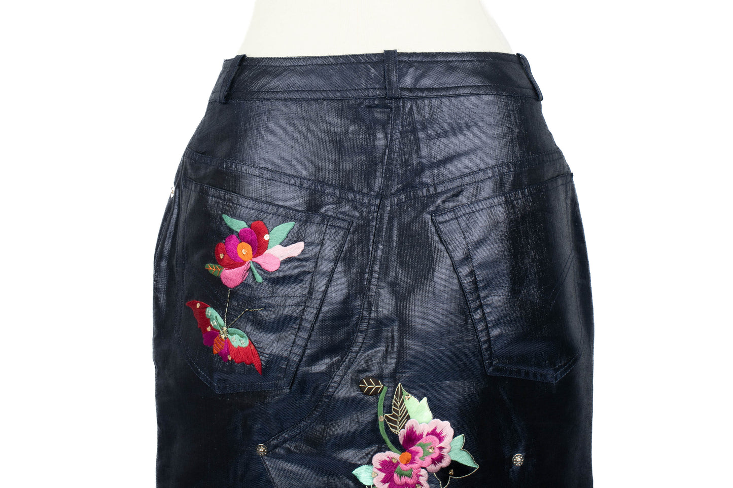 Jupe en lamé John Galliano